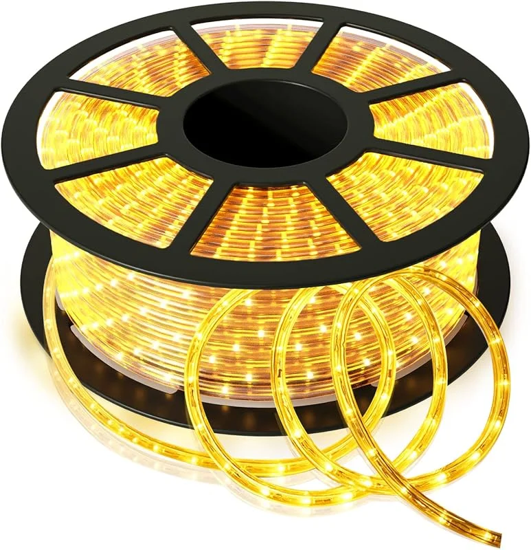 Besuche den RELAX4LIFE-Store RELAX4LIFE 10M LED Lichterschlauch Außen, Lichterkette mit 360 LEDs, wasserfester LED Schlauch, 15000h, Dekoration Beleuchtung, Lichtschlauch für Weihnachten, Hochzeiten, Partys und Feste, Warmweiß — Weihnachtsbeleuchtung