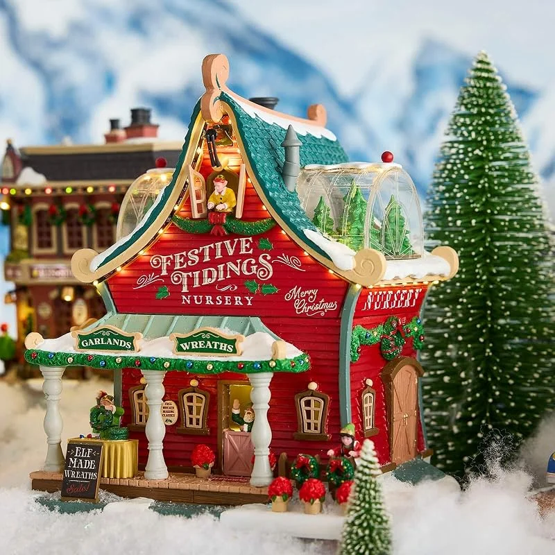 Marke: Lemax LEMAX - Festive Tidings Nursery - #55350 — Weihnachtsdeko