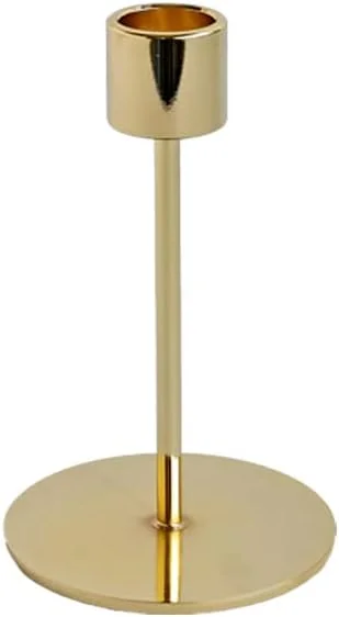 Besuche den Cooee Design-Store Candlestick 13cm Brass — Kerzenlicht Abendessen