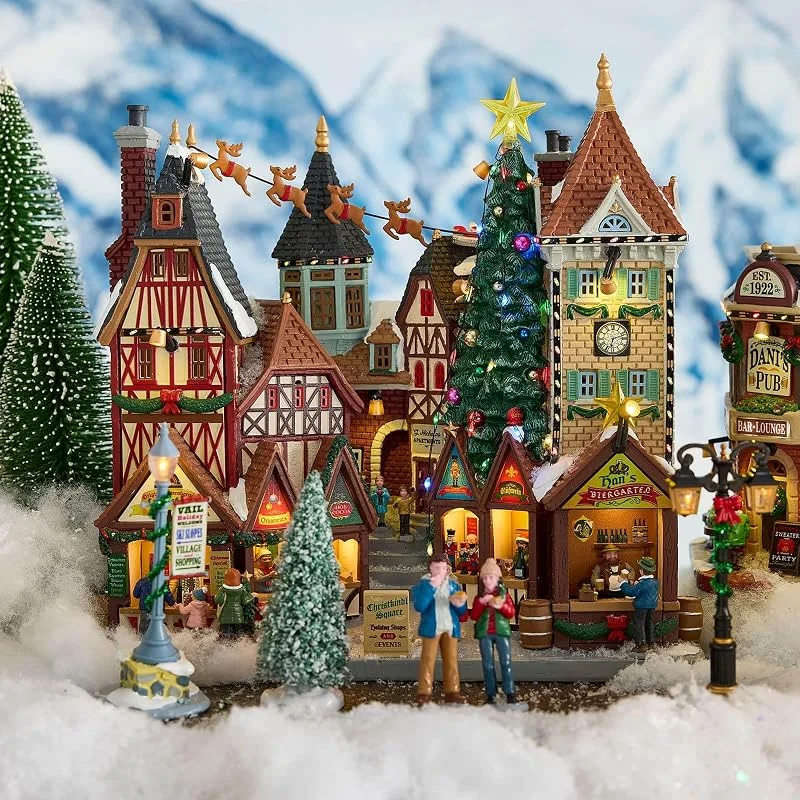 Marke: Lemax Lemax Christkindl Square, B, O (4, 5 V) — Weihnachtsdeko