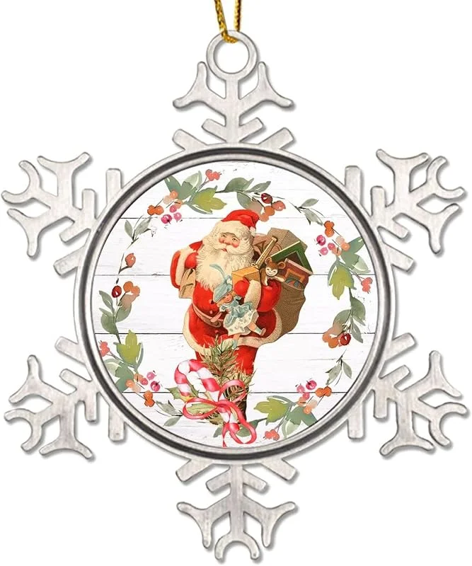 Marke: CowkissSign Weihnachtsmann Ornament für Weihnachtsbaum Dekor Weihnachtsmann Weihnachtsstrumpf Füllung Geschenk für Kind Vater Weihnachtskranz Weihnachtsdekorationen Geschenk neues Zuhause