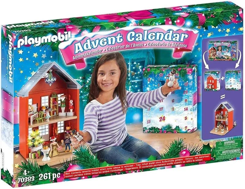 Besuche den PLAYMOBIL-Store PLAYMOBIL Großer Adventskalender 70383 Weihnachten im Stadthaus, Inklusive Haus, Für Kinder ab 4 Jahren — Advent und Tisch