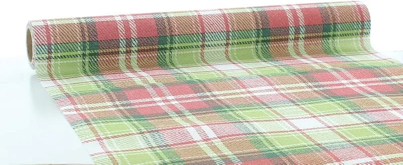 Marke: Sovie Home Tischläufer Lindi aus Linclass® Airlaid, Weihnachtstischläufer stoffähnlich Wintermotiv, ideal für Weihnachten & Advent, 40 cm x 4, 80 m, 1 Stück — Küche & Haushalt