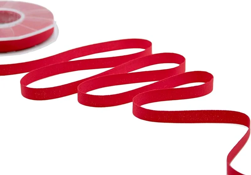 Besuche den Furlanis-Store Furlanis - Polycotton Band, Dekoratives Band für Verpackungen, Hochzeitsbevorzugungen, Italienische Gewebe - Rot, 10 mm x 25 m — Geschenkverpackung