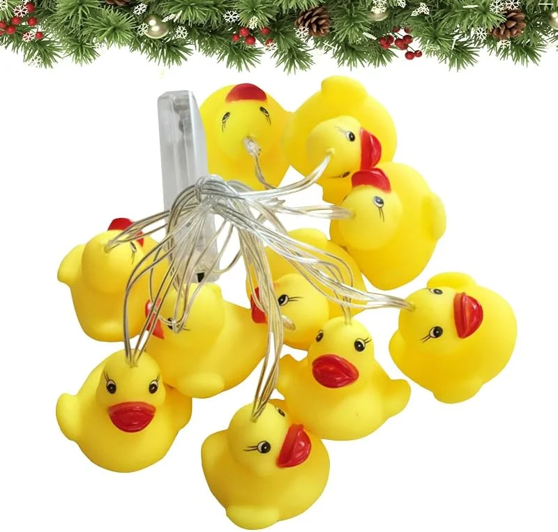 Marke: Dtaigou Outdoor Lichterkette Helle Beleuchtung mit niedlichem Enten-Design — Weihnachtsbeleuchtung