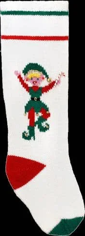 Marke: Googleheims Christmas Stocking Kits Googleheims Weihnachtsstrumpf-Set zum Stricken von Elfie (blond oder brünett) — Weihnachtsdeko