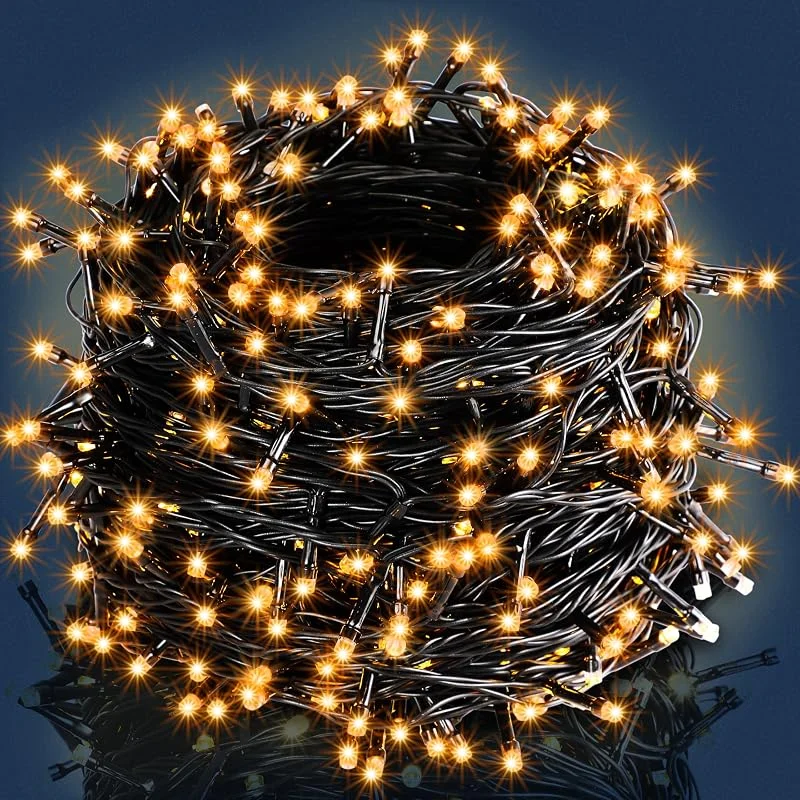 Besuche den Monzana-Store MONZANA® Lichterkette 200 LED 20m Innen Außen IP44 Stromsparend Stecker Leuchtkette Weihnachten Weihnachtsbeleuchtung Weihnachtsdeko Girlande Warmweiß