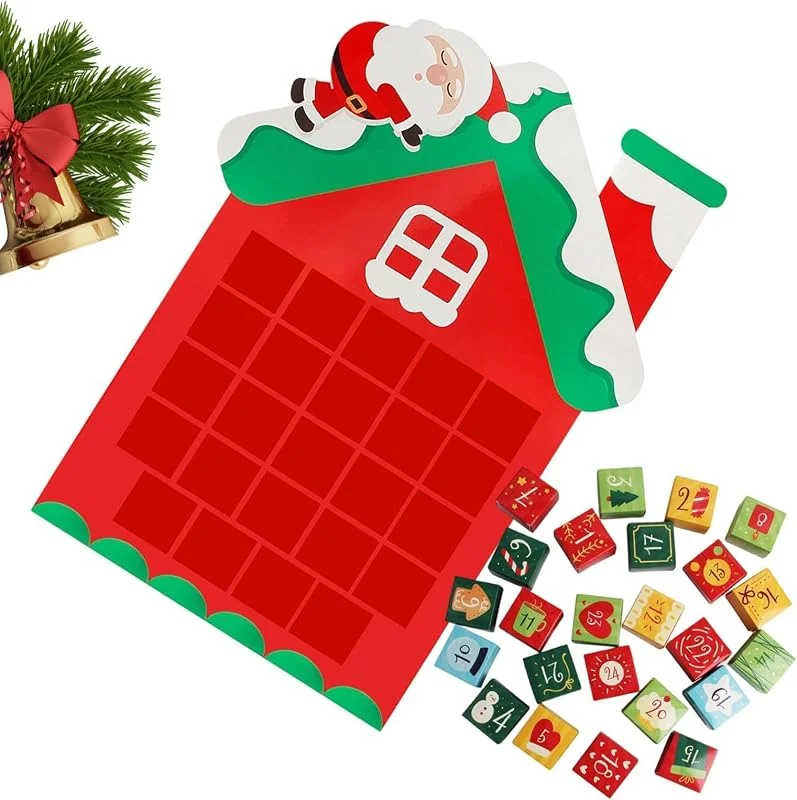 Marke: Generisch Weihnachts-Adventskalender Countdown Befüllbare Winterdeko In Baumform — Advent und Tisch