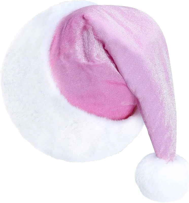 Marke: Generisch Generisch Weihnachtsmütze Nikolausmütze Erwachsene Plüsch Rand Weihnachtsfeier Rote Santa Mütze Nikolaus Warm Dicker Fellrand Weihnachtsmann Mütze Für Herren, Damen — Weihnachtsmode