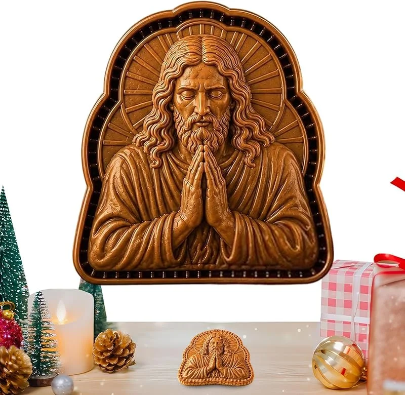 Marke: Generisch Mini-Kuchenformen, wiederverwendbar, Weihnachtskrippe, antihaftbeschichtet — Weihnachtskueche