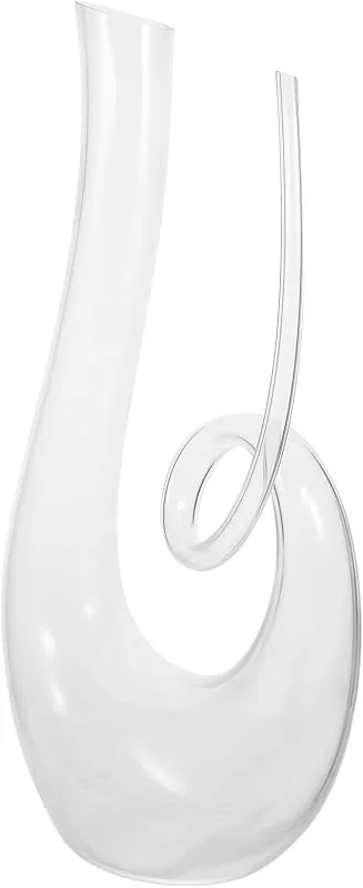 Besuche den FUNOMOCYA-Store Weinkaraffe Rotwein 1300ml Glas Dekanter Weihnachten Party für Zuhause — Wein und Festtafel