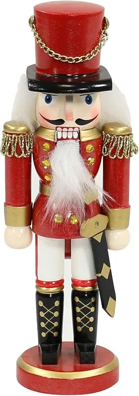 Besuche den Dekohelden24-Store Dekohelden24 Zauberhafter Nussknacker Soldat in rot klassisch, ca. 25 cm — Weihnachtsdeko