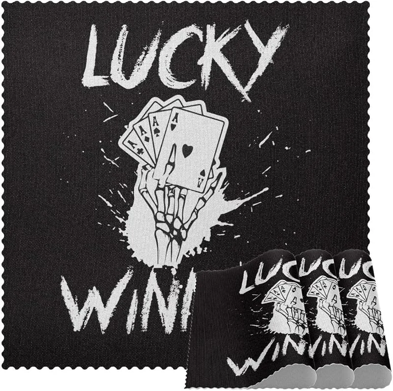 Marke: VAPOKF Lucky Winner Poker Skelett Hand Platzsets Set von 1 für Esstisch Waschbar Rutschfest Platzset für Weihnachten Urlaub Geburtstag Party Tisch — Küche & Haushalt