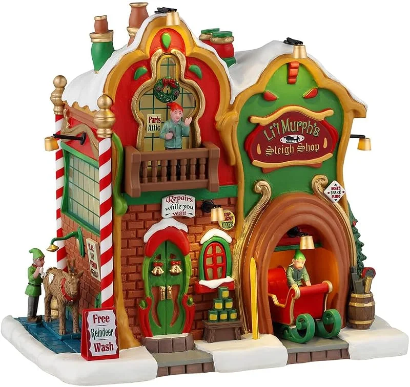 Marke: Lemax Lemax - LI`l Murph`s Sleigh Shop — Weihnachtsdeko