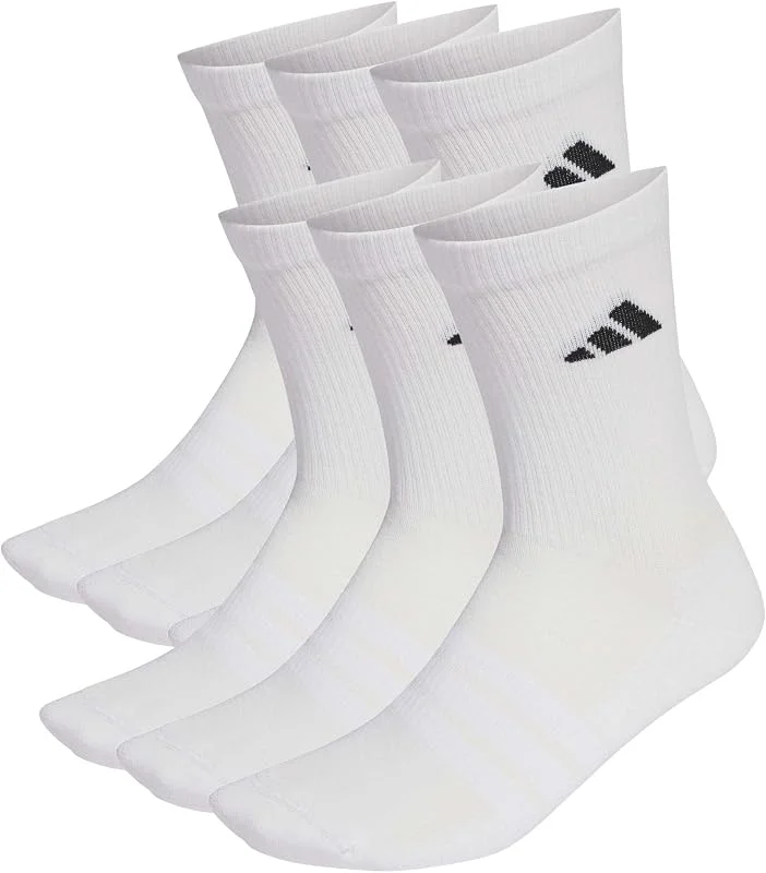adidas Unisex Cushioned Crew Socks 6 Pair Pack Socken — Weihnachtsmode