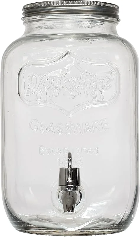Besuche den HOME DECO FACTORY-Store Saveur et Degustation KV7169 FONTAINE GLASGETRÄNK 4l, klar, 15 x 15 x 25, 5 cm — Wein und Festtafel