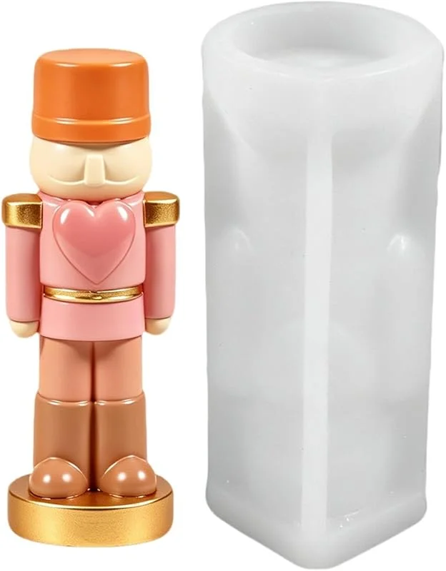 Marke: Generisch Nussknacker-Silikonformen, Soldatenform, Epoxid-Pips, Ornament-Formen — Weihnachtskueche