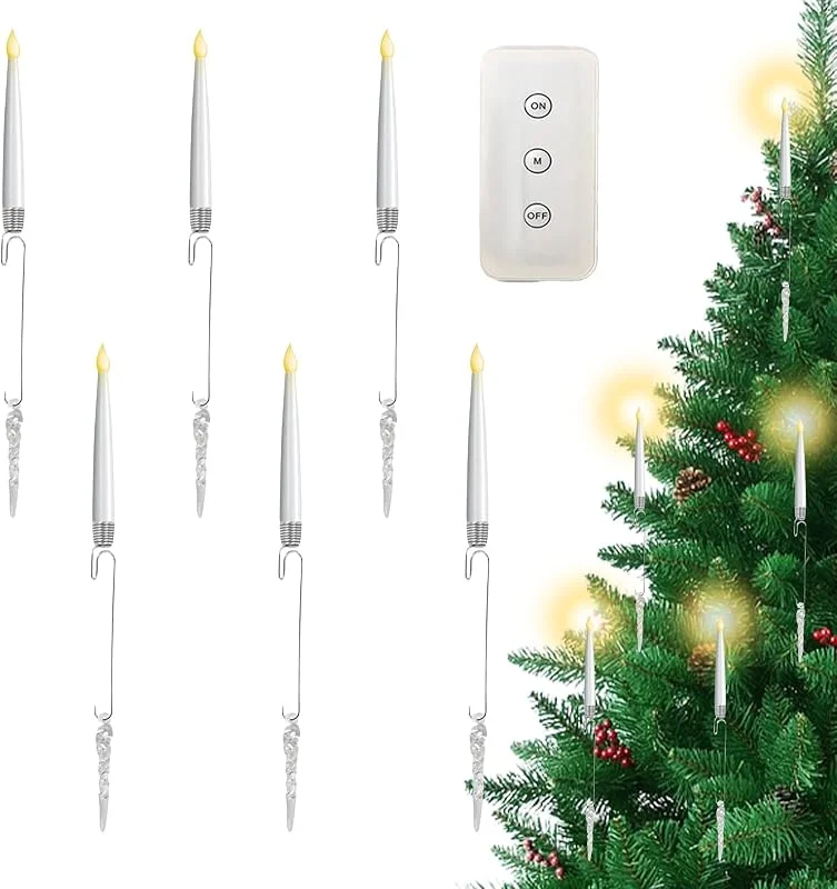 Marke: Generisch Flammenlose Kerzen Für Weihnachtsbaum Weihnachtsdekoration — Weihnachtsbeleuchtung
