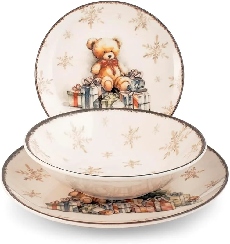 Marke: H&H H&H Majestic 18-teiliges Weihnachtsgeschirr — Advent und Tisch