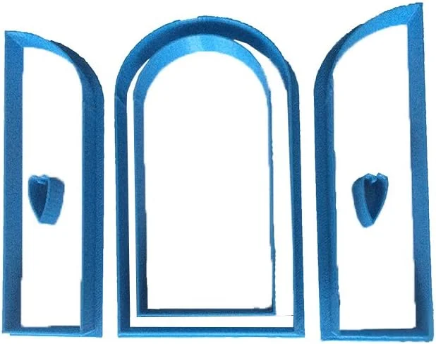 Marke: Cuticuter Cuticuter Fenster-Ausstechform für Kekse, Weihnachten, Blau — Weihnachtskueche