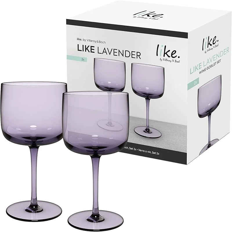 like. by Villeroy & Boch – Like Glass Weinglas Lila, Gläser, Weingläser, Trinkgeschirr, Kristallglas — Wein und Festtafel