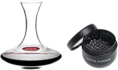 Besuche den RIEDEL-Store Riedel Dekanter Set Ultra mit Riedel Glasreiniger (2400, 14 + 0010, 05) Vorteilsset — Wein und Festtafel