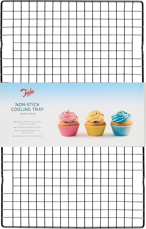 Besuche den Tala-Store Tala Grande Antihaft-Kühlrost - 40 x 25 cm Kuchengitter für Kekse & Muffins — Weihnachtskueche