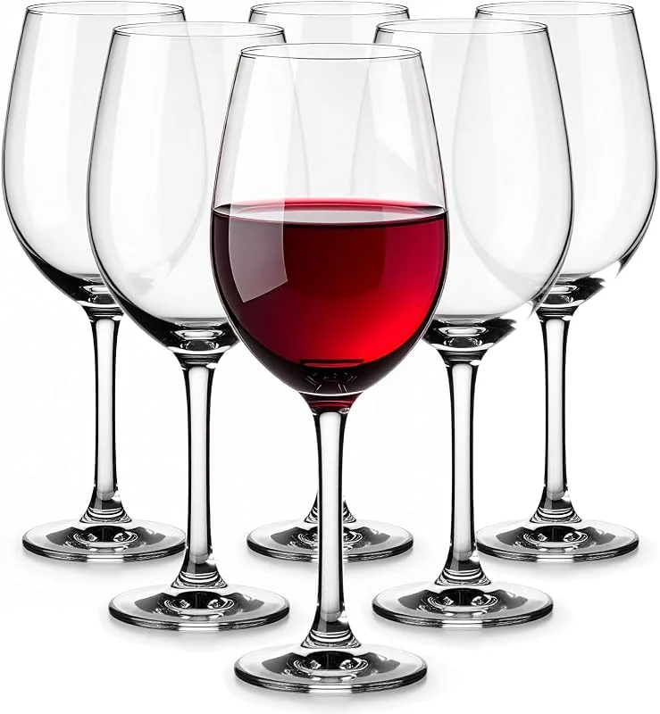 Besuche den Glasmark KROSNO 1992-Store Glasmark KROSNO 1992 Rotweingläser 500 ml, 6er Set, Weingläser Set Gläserset Wein Gläser Glaswaren Spülmaschinenfest — Wein und Festtafel