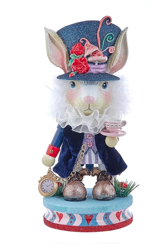 Marke: Hollywood Nutcrackers Kurt Adler Hollywood Nussknacker 30, 5 cm Weiß Kaninchen Nussknacker — Küche & Haushalt