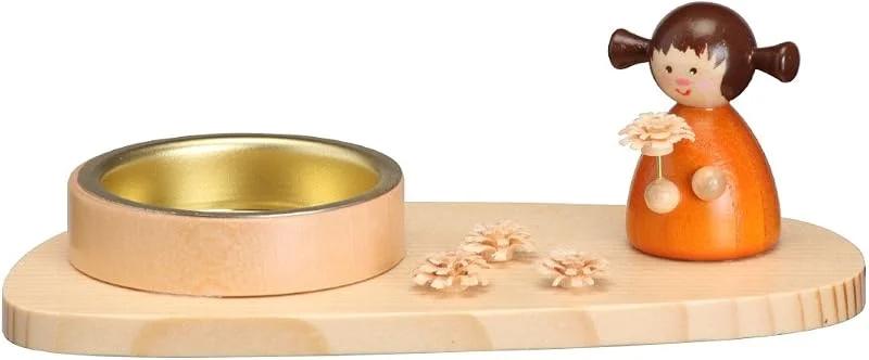 Besuche den Rudolphs Schatzkiste-Store Rudolphs Schatzkiste Teelichthalter Engel mit Stern orange BxHxT 13x4, 5x5, 5cm NEU Weihnachten Kerzensockel Lichthalter Kerzenschmuck Teelicht Tischschmuck Holzschmuck Holz Seiffen Erzgebirge — Advent und Tisch