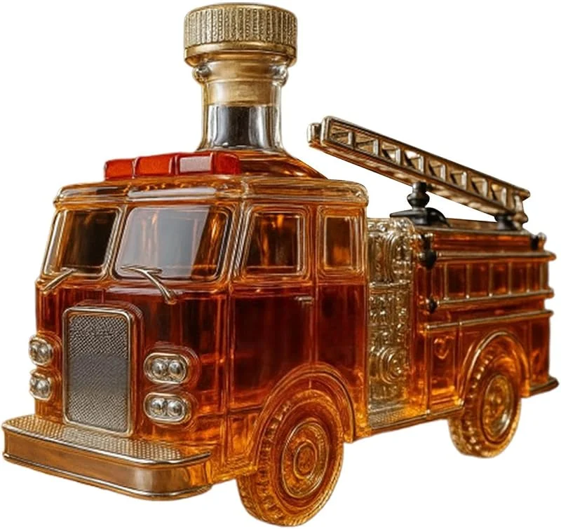 Marke: Generisch Whiskeyflasche, 300 ml, Feuerwehrauto, Dekanter — Wein und Festtafel