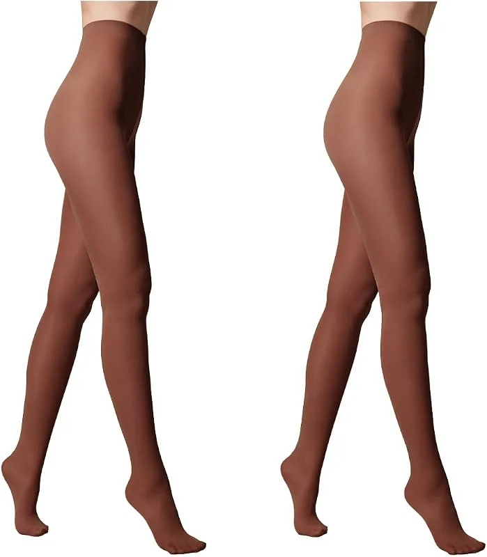 Besuche den Conte élégant-Store Conte elegant EPISODE 50 DEN weiche Netzstrumpfhose 2er-Pack aus Mikrofaser — Weihnachtsmode