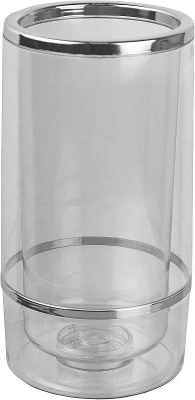 Besuche den HRB-Store HRB Flaschenkühler doppelwandiger Kühlmanschette für Flaschen wie Wein Champagner und Sekt, Cool twister outdoor, Weinkühler mit einer Höhe von 23 cm und einem Ø 11, 5 cm — Wein und Festtafel