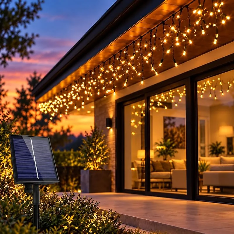 Marke: Kidsgigglz Lichterkette Außen Solar 30m 300 LED Warmweiß, Solarbetrieben mit Akku & USB Ladefunktion, 8 Modi IP44 Wasserdicht Lichterketten für Garten Balkon Terrasse Hochzeit Weihnachtsbeleuchtung