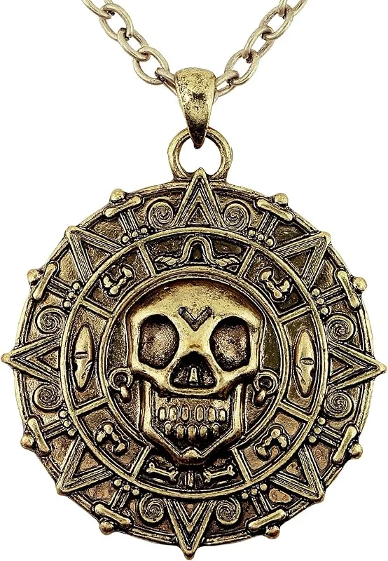 Besuche den W WIDMANN MILANO Party Fashion-Store W WIDMANN MILANO Party Fashion - Halskette mit Totenkopfkompass — Weihnachtsmode
