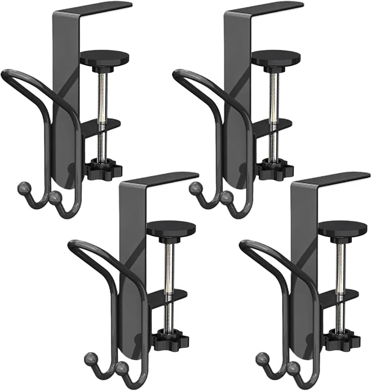 Marke: Generisch Kaminstrumpfhalter-Haken – Set mit 4 Metall-Weihnachtsstrümpfen und Girlanden-Kleiderbügeln für Kamindekoration, Urlaubsrequisiten für Zuhause, Wohnung, Restaurant, Hotel oder Partys, cremige — Weihnachtsdeko