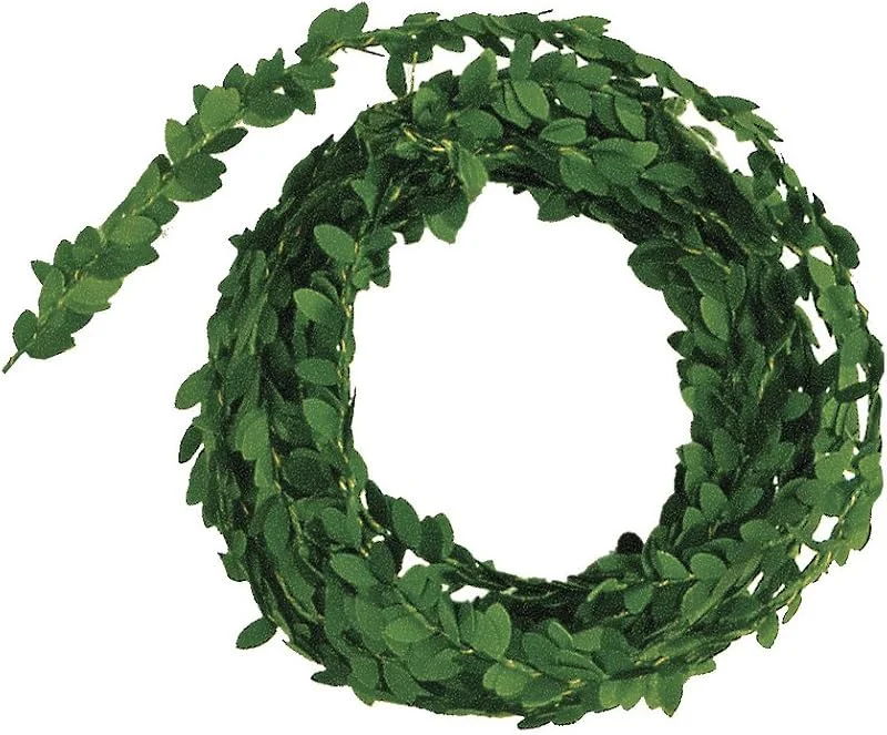 Besuche den Rayher-Store Rayher 5107300 Buchs-Girlande, Rolle 5 m, ca. 1 cm ø, künstliche Mini-Buchsgirlande aus biegsamem Draht, kleine filigrane Blätter, für Dekorationen, Hochzeit, Kommunion — Weihnachtsdeko