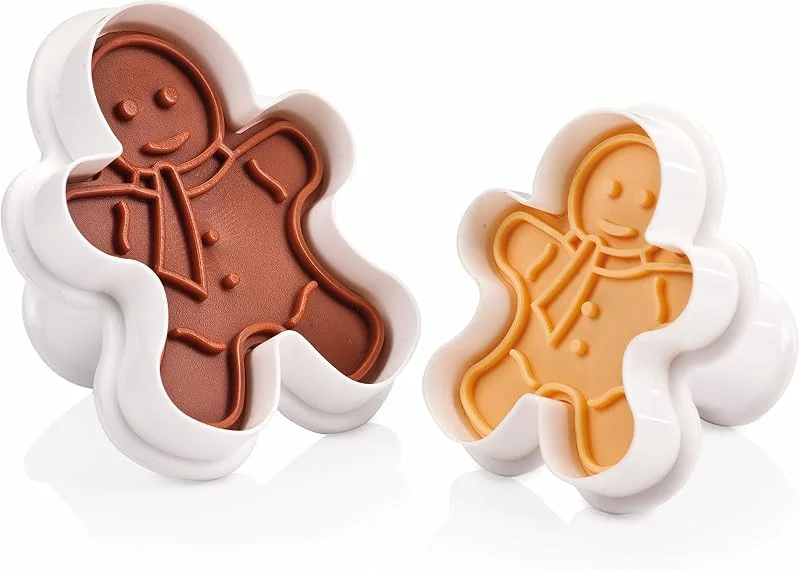 Besuche den Tescoma-Store Tescoma Ausstecher mit Stempel 2er Set, Lebkuchen-Männchen Keksausstecher — Weihnachtskueche