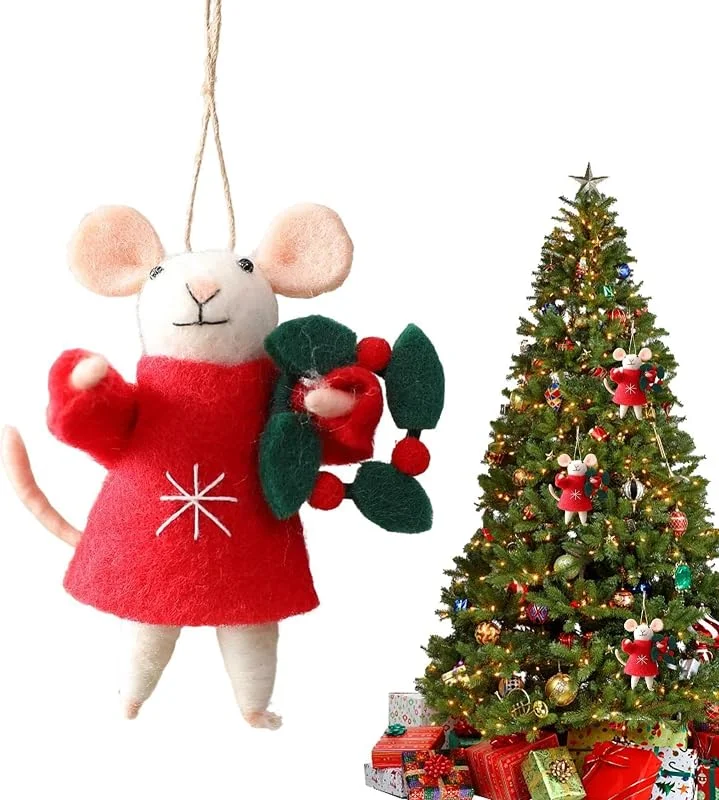 Marke: Generisch Filz-Tier-Weihnachtsdekoration, saisonale Fensterkranz-Dekoration