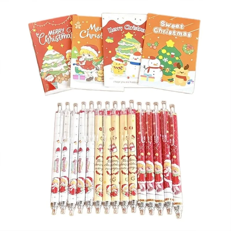 Marke: Genérico Weihnachts-Schreibwaren Für Kinder Santa Gel Stifte — Weihnachtsdeko
