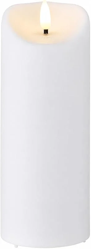 Besuche den Star Trading-Store Star Trading LED Außenkerze 3D Flamme – Wetterfeste LED Kerze mit Timer, IP44, Flackereffekt, warmweiß, Batteriebetrieben, 7, 5 x 18 cm, für Garten & Terrasse — Kerzenlicht Abendessen
