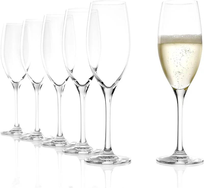 Besuche den Stölzle Lausitz-Store Stölzle Lausitz Classic Champagnergläser Sektgläser 240 ml, 6er-Set — Wein und Festtafel