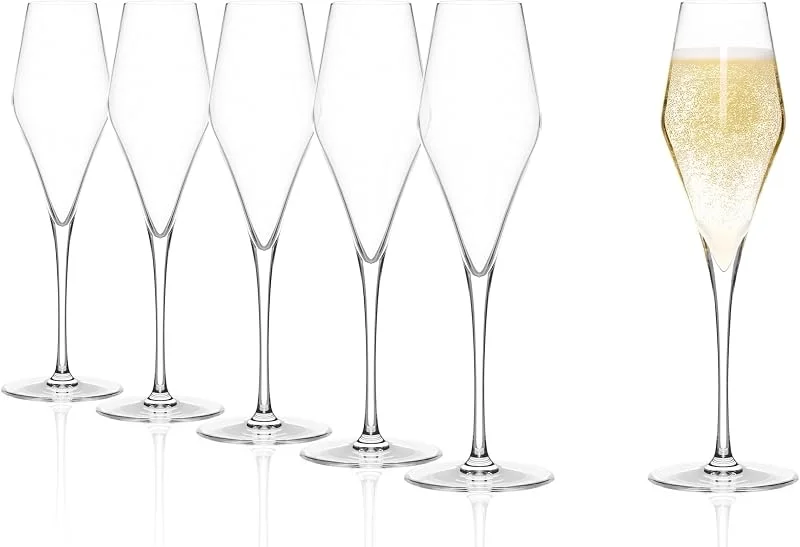 Besuche den Stölzle Lausitz-Store Stölzle Lausitz Q1 Champagnergläser Sektgläser 300 ml, 6er-Set — Wein und Festtafel