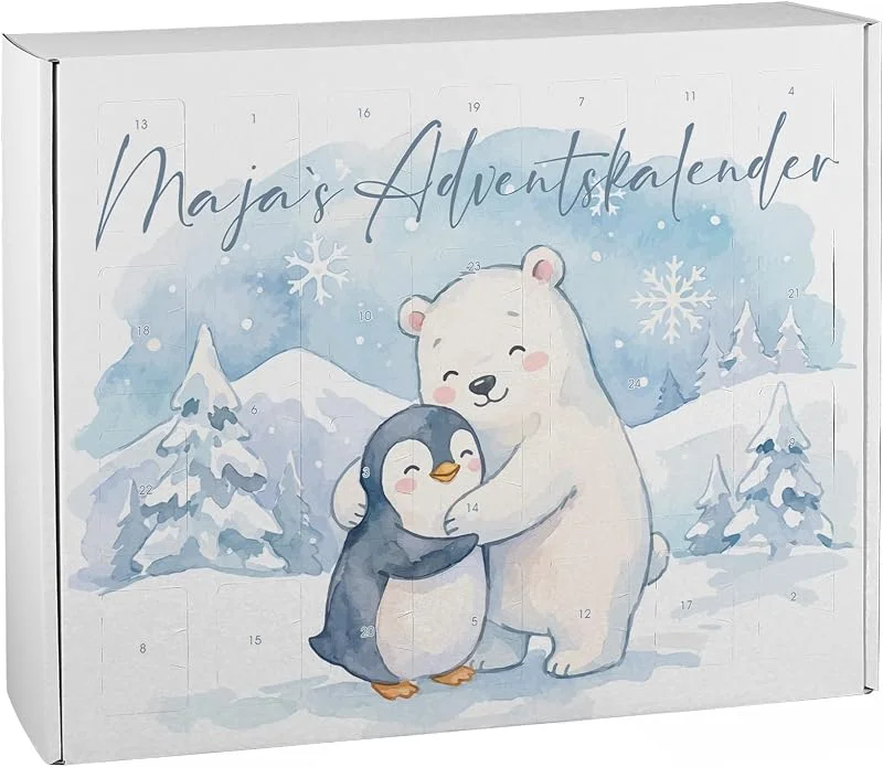 Besuche den Herz & Heim-Store Herz & Heim® Adventskalender zum Befüllen personalisiert mit Wunschtext — Advent und Tisch