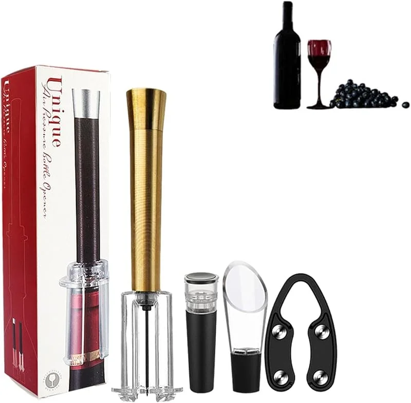 Marke: Uhngw Weinöffner-Set, Flaschenöffner-Set Manueller Weinflaschenöffner — Wein und Festtafel