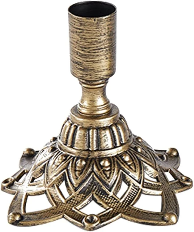 Marke: Glixoft Vintage Gold Kerzenständer Europäischen Stil Kerzenständer Metall Kerzenständer Esstisch Herzstück Für Weihnachten Hochzeit — Kerzenlicht Abendessen