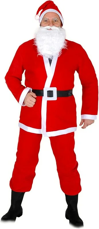 Besuche den Ciao-Store Ciao FC59308 - Weihnachtsmann, Rot, Weiß, Einheitsgröße — Weihnachtsmode