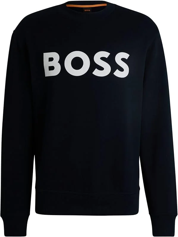 Besuche den BOSS-Store BOSS Herren Webasiccrew 10244192 01 Sweatshirt — Weihnachtsmode