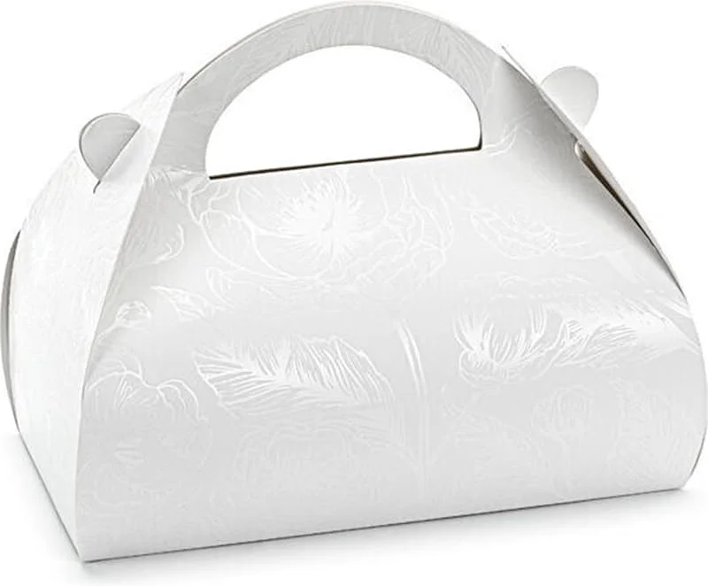 Besuche den PartyDeco-Store PartyDeco Tortenschachtel mit Griff 16x15x8cm 10er Set - lebensmittelecht & praktisch - Faltschachteln Pappschachteln für Torten Kuchen Geschenke - Tortenkartons zur Hochzeit - Weiß — Küche & Haushalt