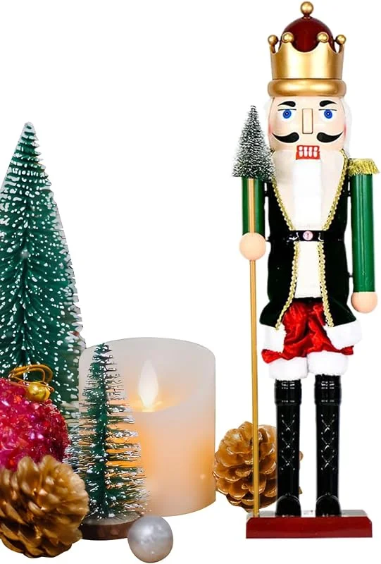 Marke: Generisch Nussknacker-Figuren, beleuchtet, musikalisches Herzstück — Weihnachtsdeko